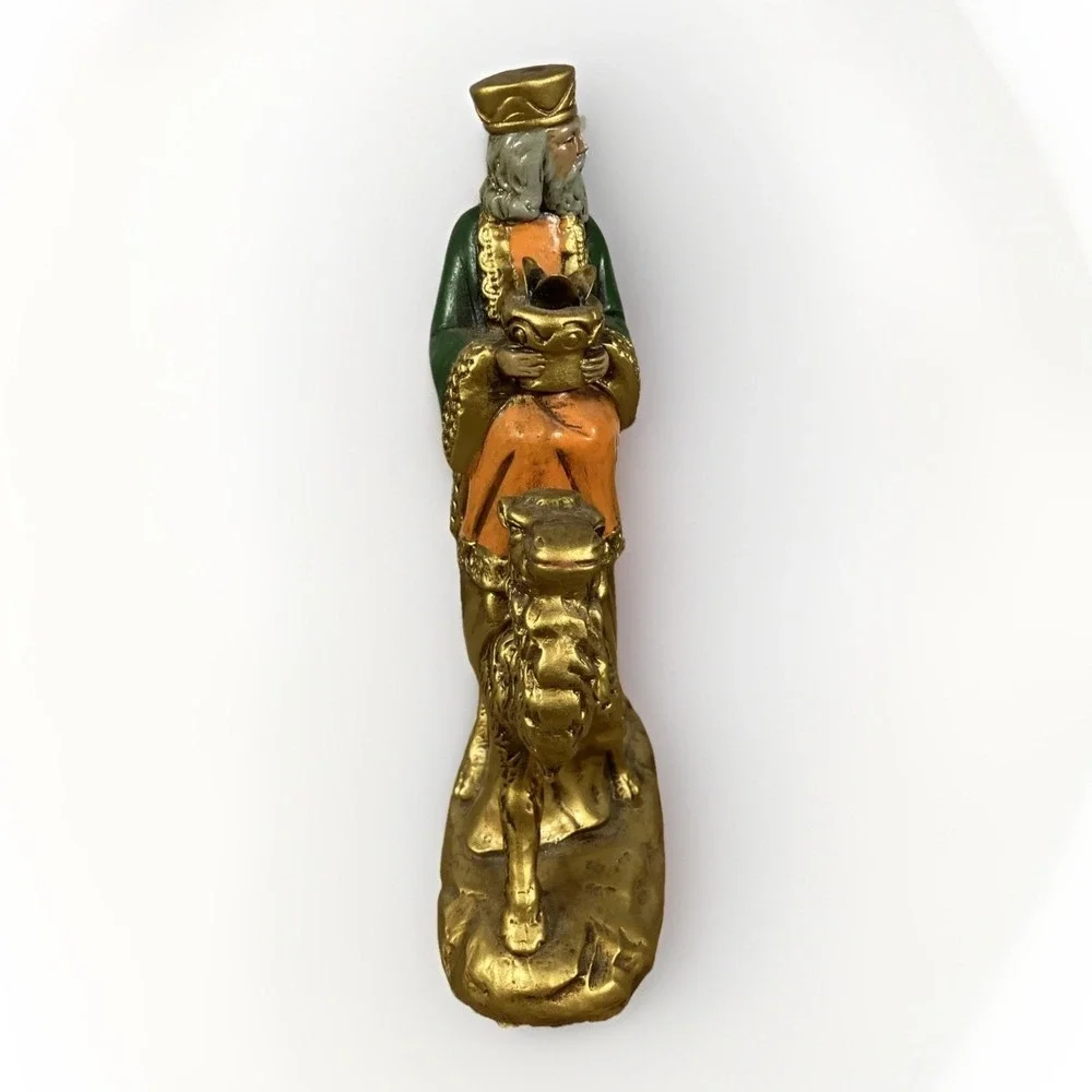 Three Kings on Camels Vintage‎ Syroco Nativity Replacement Piece Made in Japan
